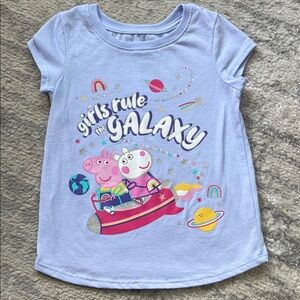 jumping beans Light Purple Peppa Pig 'Girls Rule the Galaxy' Graphic Tee